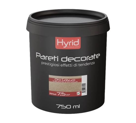 Италианска пясъчна металическа мазилка Oro Grezzo Hyrid 0,75Л