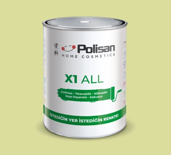Интериорна боя X1 All Неоново жълто 0.75Л